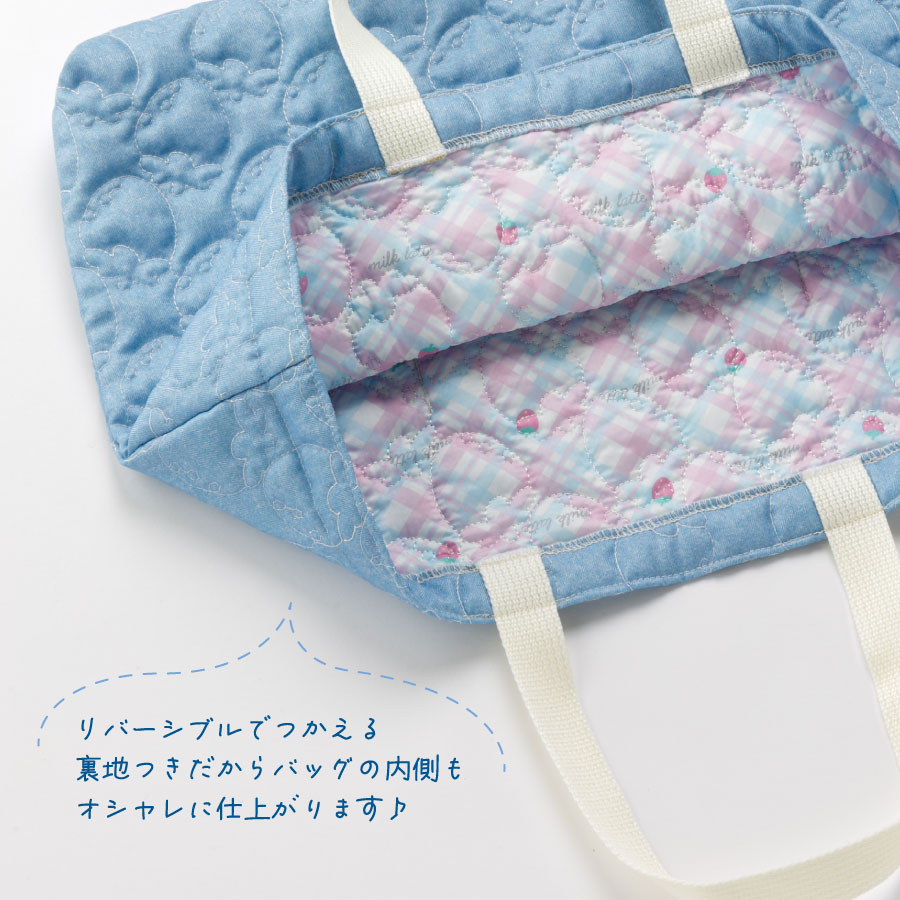 商品ページ｜デニム風デザインキルト ダイナソー ネイビー 50cm着分